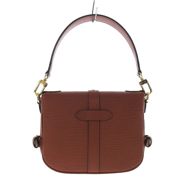 Louis Vuitton Leather Handbag Epi BB Saumur Cognac - Picture 3 of 15